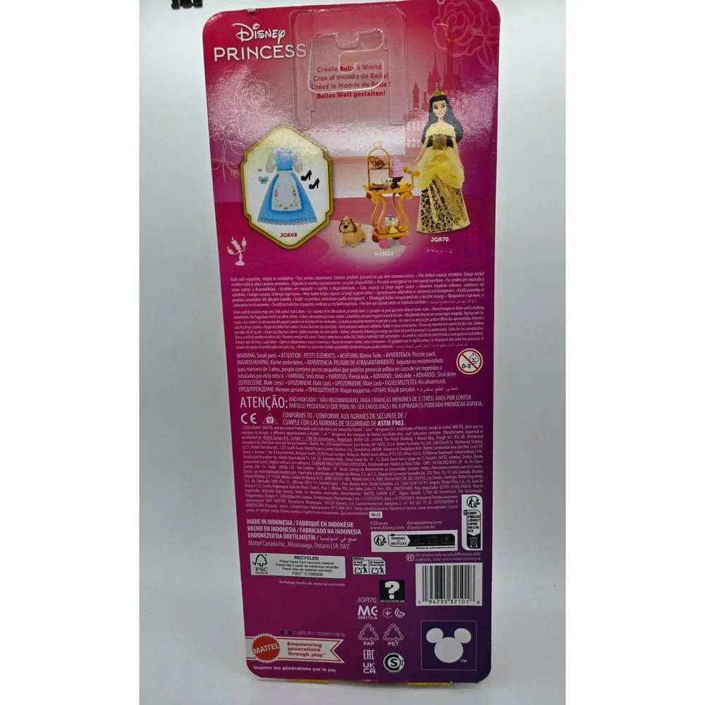 NEW Disney Princess Belle Echanted Stories Barbie Doll Beauty and the Beast